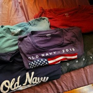 5 XXL old navy t-shirts